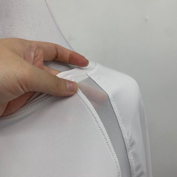 Tail Shirt Womens L Large White Essentials Alda Long Sleeve Mesh Panels UPF 50+ - Picture 4 of 12